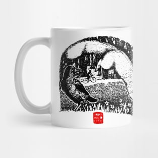 Urban Wildlife - Squirrel and Crow Mug